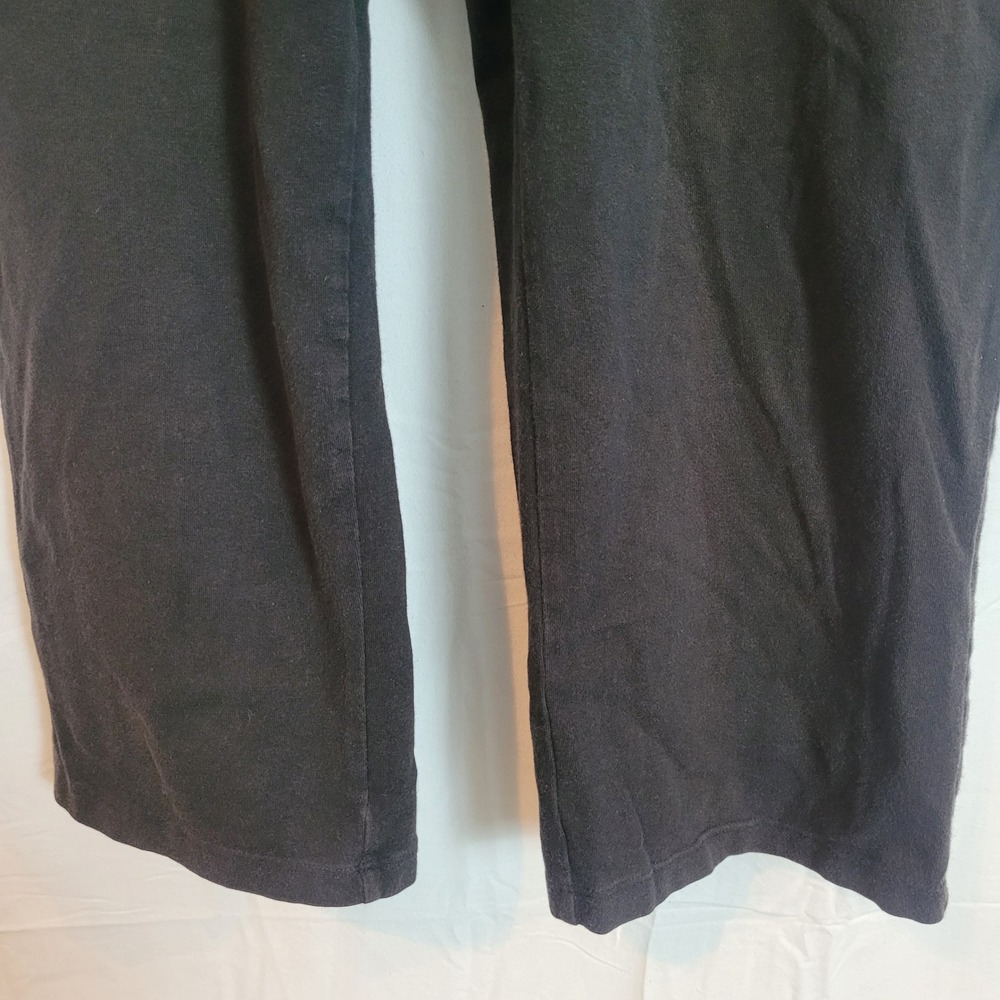 Pink Victoria's Secret Y2K Leggings Med Black Leopard Foldover Sequin Logo Capri - Picture 5 of 13